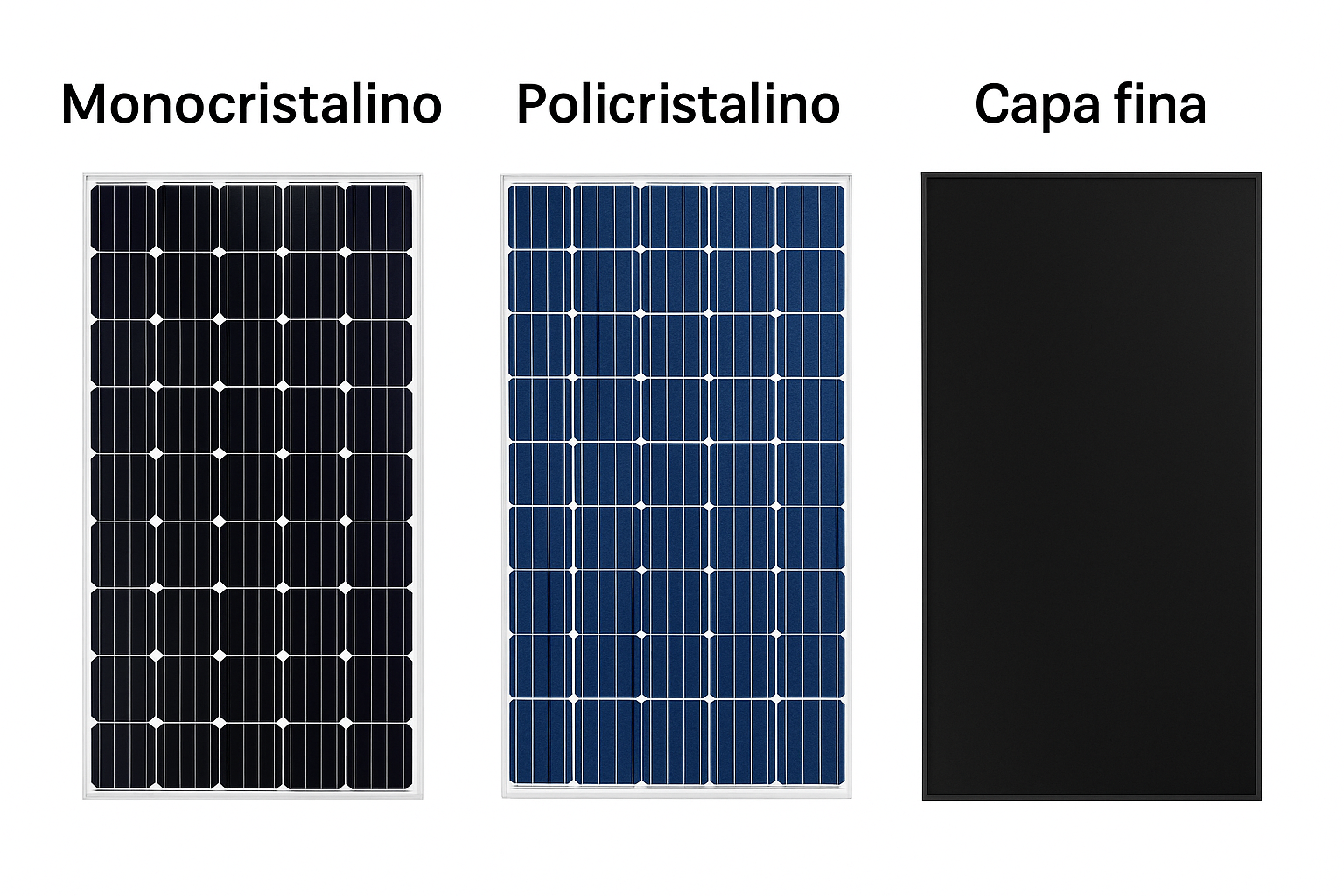 tipo paneles solares